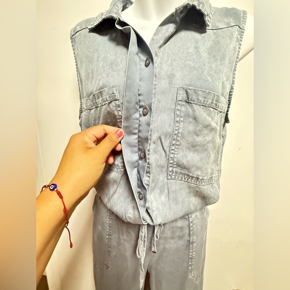Young Fabulous & Broke Blue Jumpsuit - Picture 7 of 11